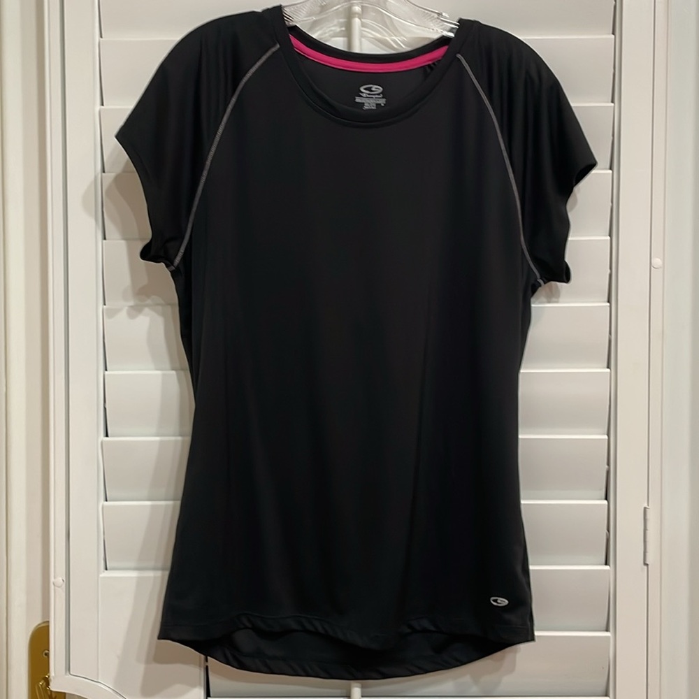 C9 Champion Black XXL Short Sleeve Exercise Top, Nee Without Tags.